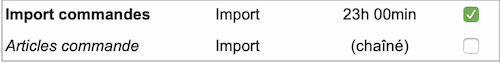 import-chaine
